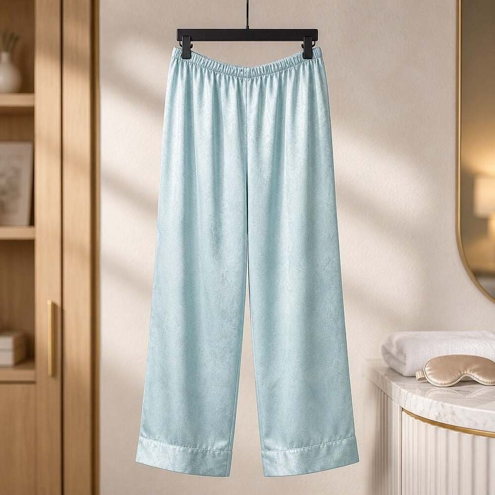 Charter Club Satin Pajama Pants Hazy Aqua Size L (12/14) #695